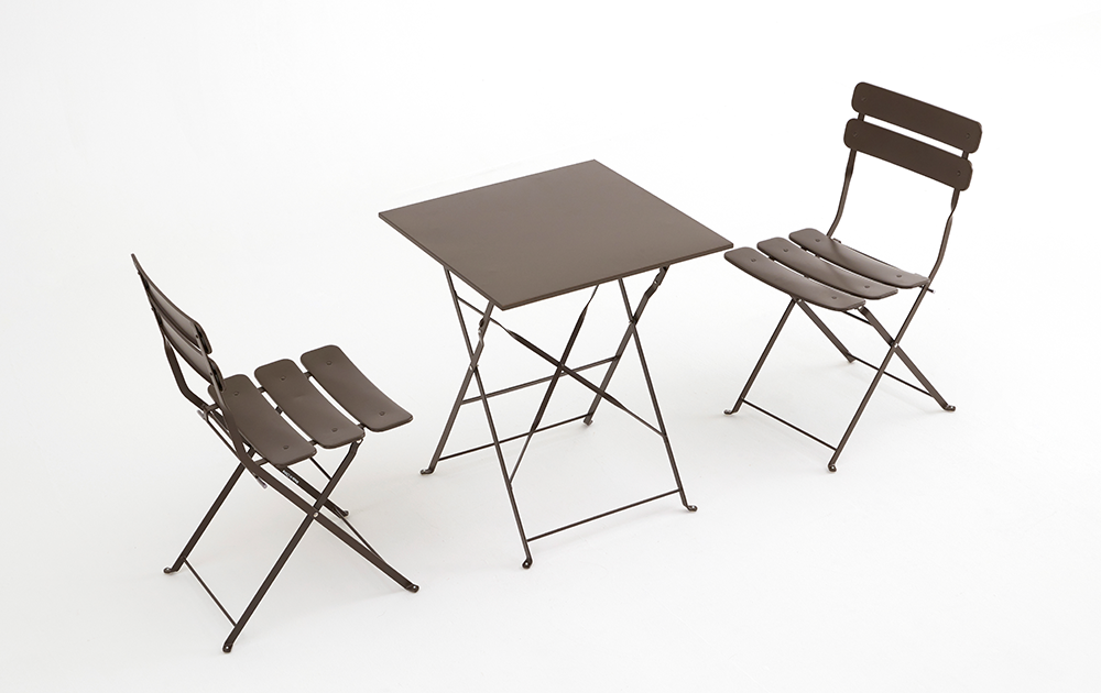 아벨 600 사각 야외 테이블 의자 세트 이미지