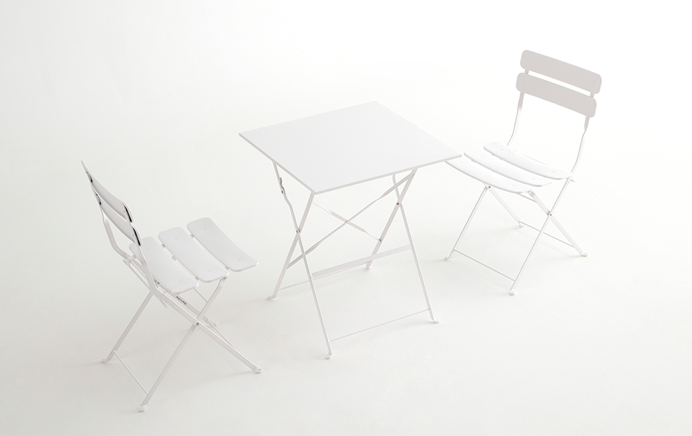 아벨 600 사각 야외 테이블 의자 세트 이미지